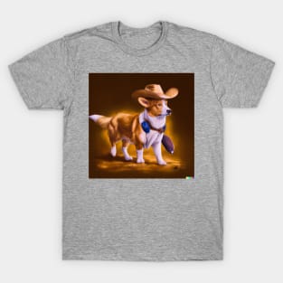 Cowboy Corgi T-Shirt